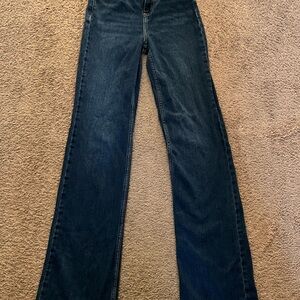 Zara Women's Dark Blue Jeans